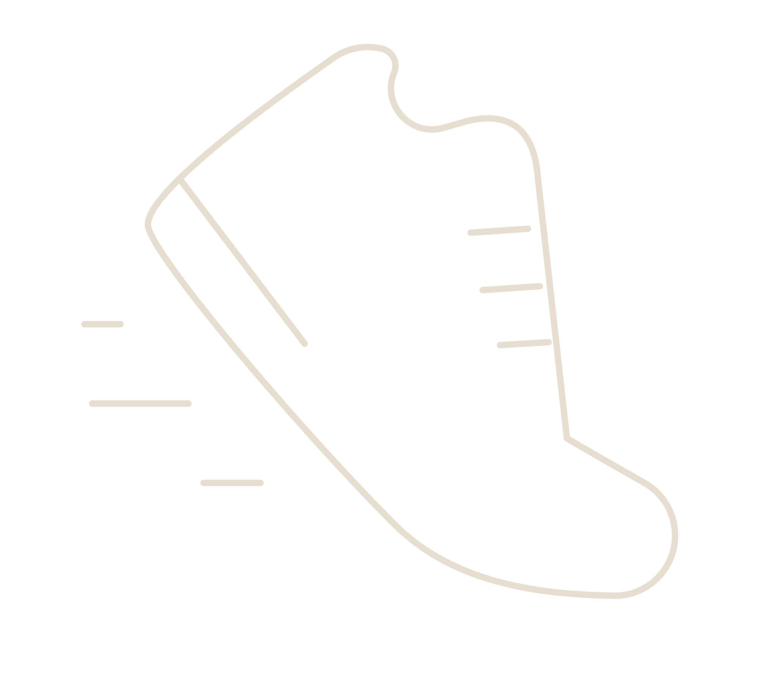 Illustration d’une chaussure de sport pour la kinésithérapie du sport