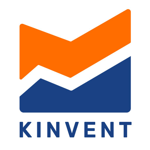 Logo Kinvent, technologie de mesure et de rééducation utilisée en kinésithérapie.